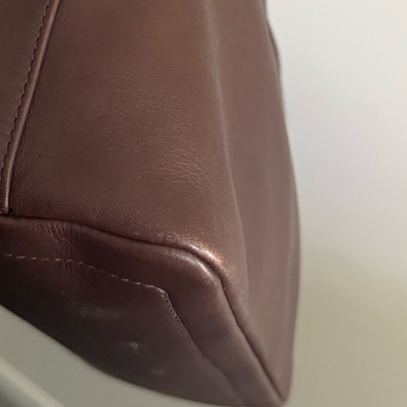 HOLD Coach Vintage Legacy West Shoulder Flap Bag 2001 Mahogany 9828 Costa Rica - Picture 12 of 16